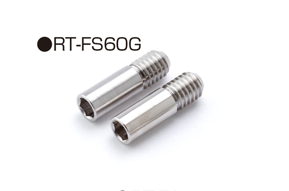 (PO NOV 2026) REVED RT-FS60G SPM Titanium Flex Screw (H6mm-Th4mm For RDX Gear case 2-piece set) - REVE-D Banzai Hobby