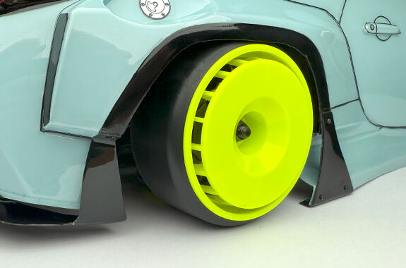 REVED RW-GA18W4 Drift Competition Wheel GA18 (White, Offset 4mm, 2 pieces) - BanzaiHobby