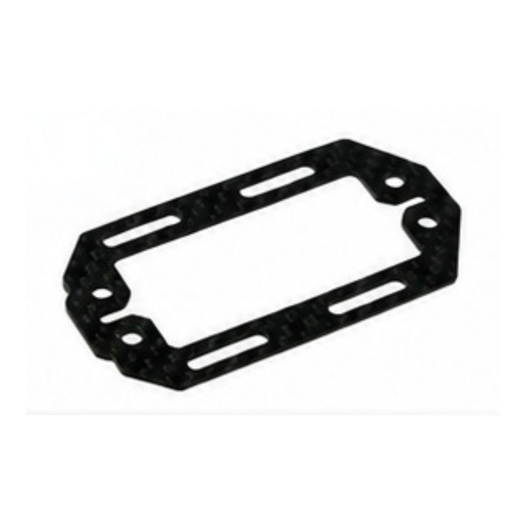 SHIBATA R31S144 GRK5 Carbon Servo Mount Plate Black