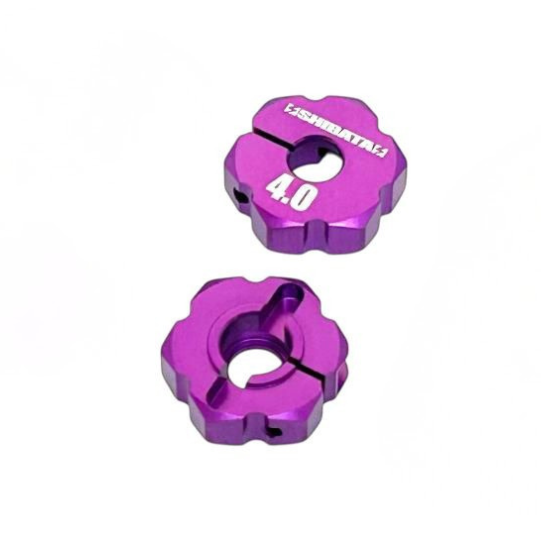 (PO JUL 2026) SHIBATA R31S135PU GRK Clamp-Type Racing Hub. 4mm Thick (Purple) - BanzaiHobby