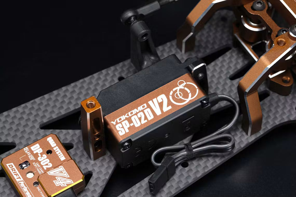 (PO OCT 2026) Yokomo SP-02DV2BZ Digital Steering Servo for Drift SP-02DV2 Bronze Version