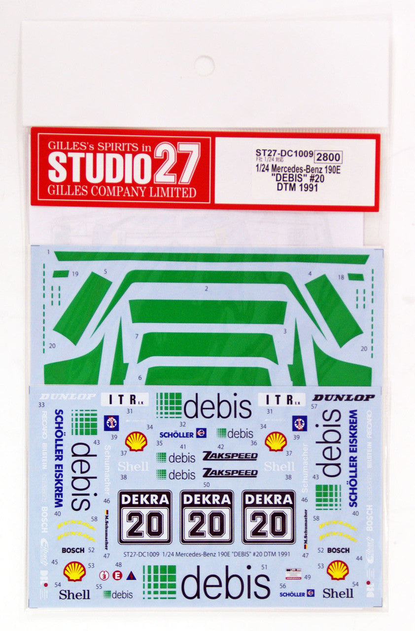 Studio27 DC1009 1/24 Mercedes Benz 190E - BanzaiHobby