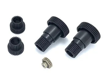 Square SGW-30B2 High Speed Gear & Super Hard Aluminum Pinion 23T Set for Tamiya GF-01 - BanzaiHobby