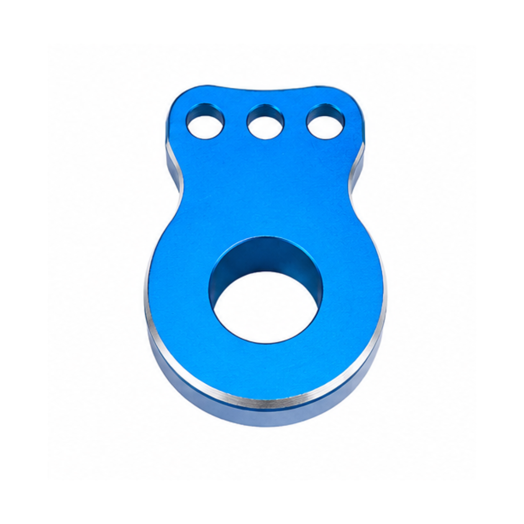 (PO AUG 2026) Square TGX-232TB Aluminum Servo Saver S (2mm Hole) for High-Torque Servo Saver (Tamiya Blue)