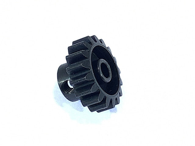 Square TGX-918 Hard Steel Pinion Gear 0.8M 18T for Tamiya DT-01 DT-02 - BanzaiHobby