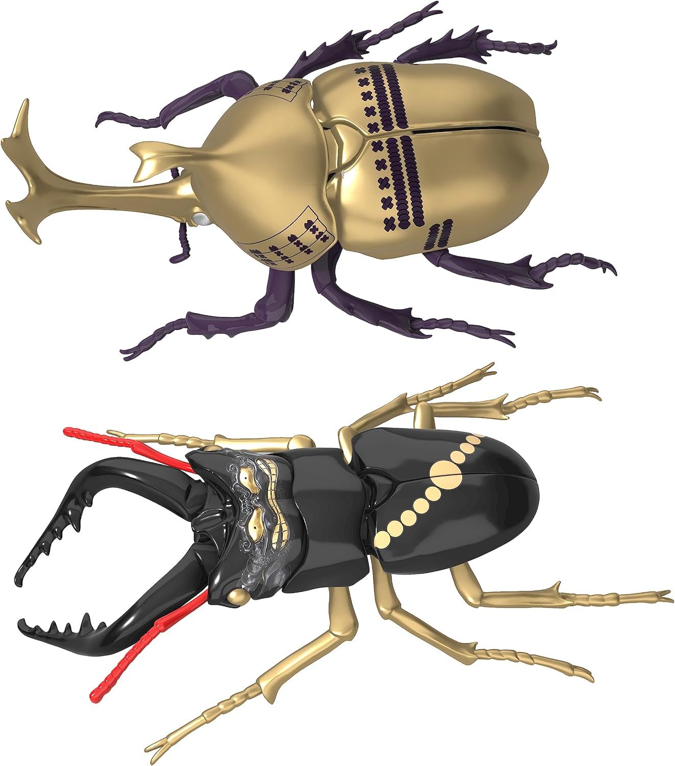 Fujimi Free Research 255 Warlords Hen Beetle Ieyasu Tokugawa / Stag Beetle Tadakatsu Honda - BanzaiHobby
