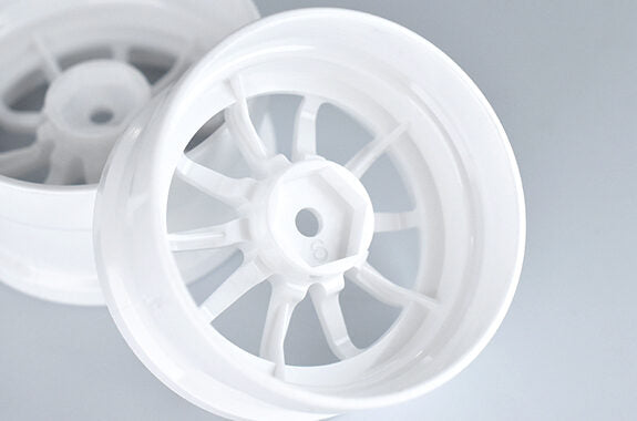 REVED RW-VR10W1 Drift Wheel White OFFSET 10mm / 2pcs - BanzaiHobby