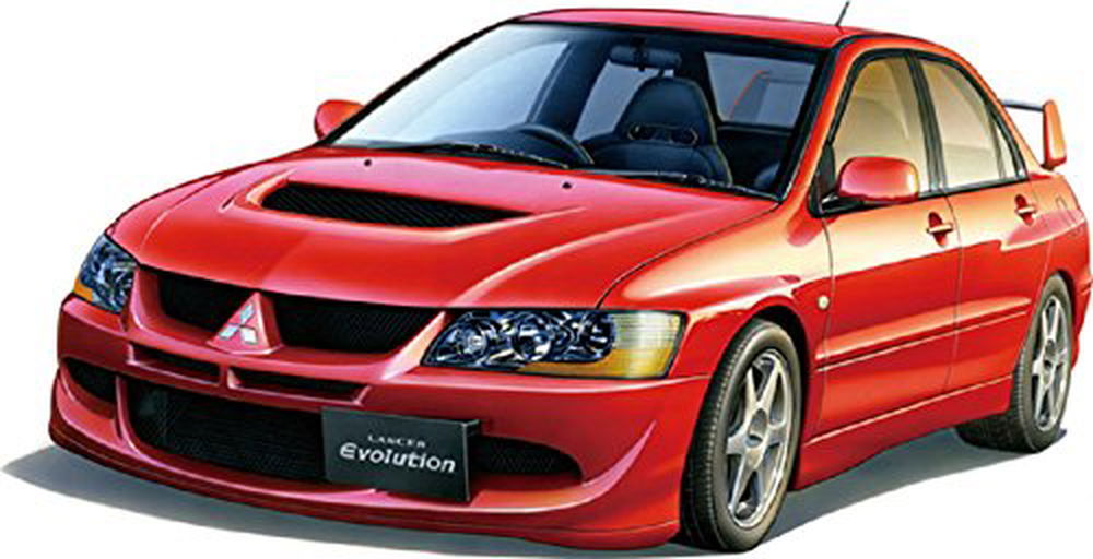 Fujimi 1/24 Mitsubishi Lancer Evolution VIII GSR w/Window Frame Masking - BanzaiHobby