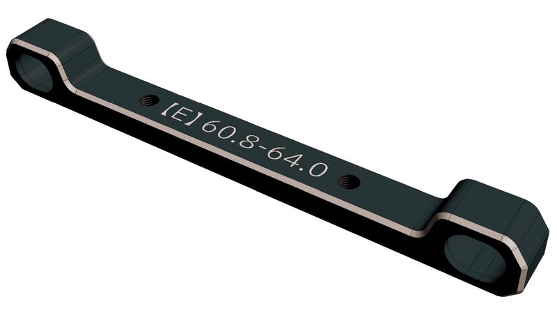 Wrap-Up Next 0690-FD Dual Face Suspension Mount E (black/60.8-64.0mm) - BanzaiHobby