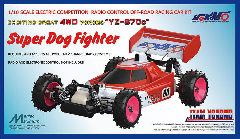 [PO APR 2024] Yokomo YZ-870C 1/10 SUPER DOG FIGHTER 2023