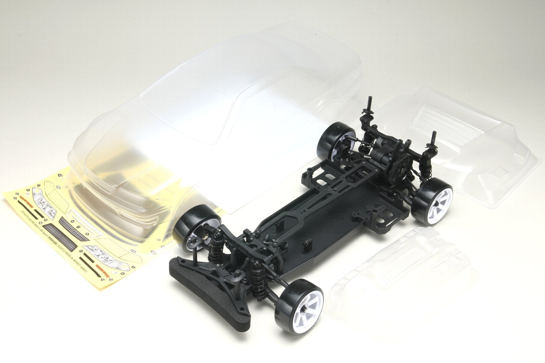 (PO DEC 2025) Yokomo DP-RZ34 Drift Package 2WD Nissan Fairlady Z (RZ34) Body Assembly Kit Clear Body Specification