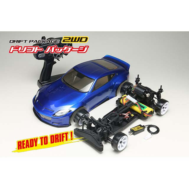 Yokomo DPR-RZ34BL Drift Package RTR PANDEM Nissan Fairlady Z (RZ34) (Blue) Complete Model with Gyro - BanzaiHobby