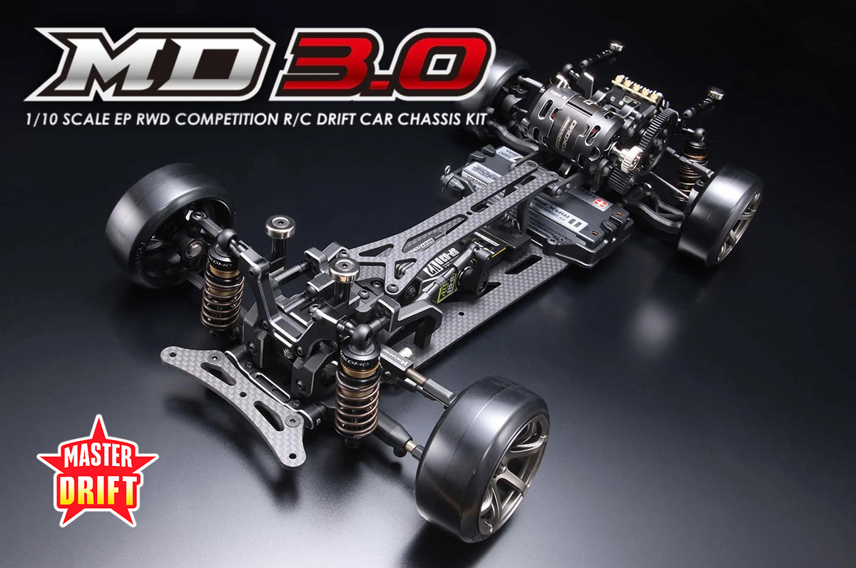 (PO OCT 2026) Yokomo MDR-030-1 Master Drift MD3.0 Black Version