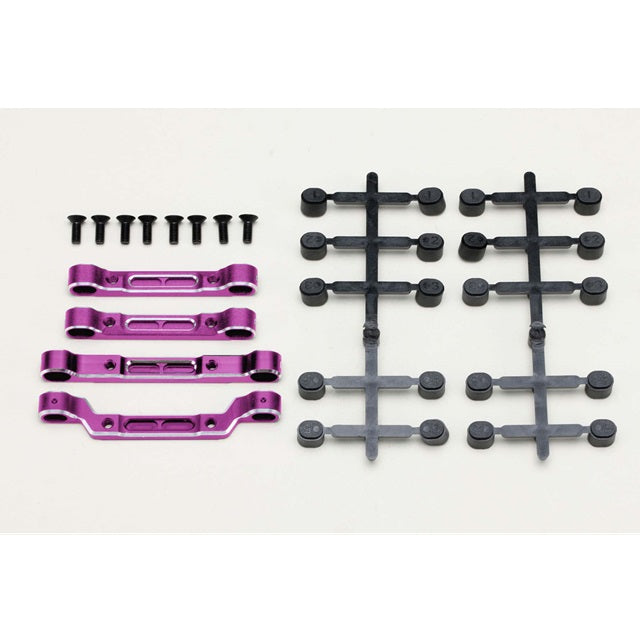Yokomo RD-301ASP Aluminum Adjustable Suspension Mount Set Purple (for RD2.0) - BanzaiHobby