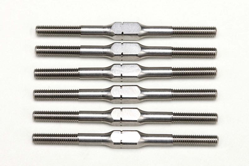 Yokomo SO-TBS20 Titanium turnbuckle set for SO2.0 - BanzaiHobby