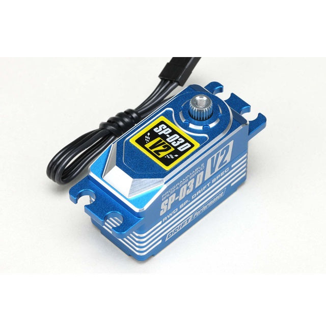 Yokomo SP-03DV2BL Digital Steering Servo for Drifting SP-03DV2 Blue version - BanzaiHobby