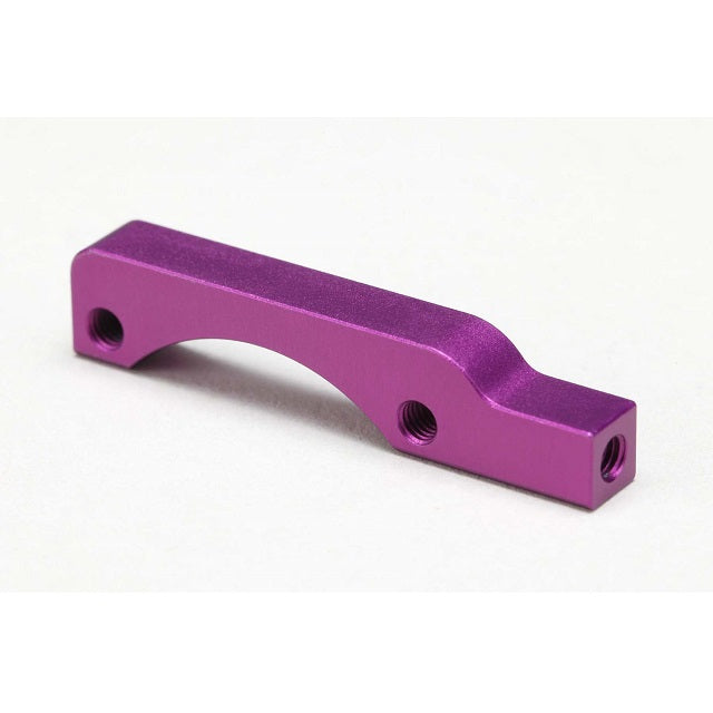 Yokomo Y2-304SMP Drift Aluminum Cooling fan stay (Purple) - BanzaiHobby