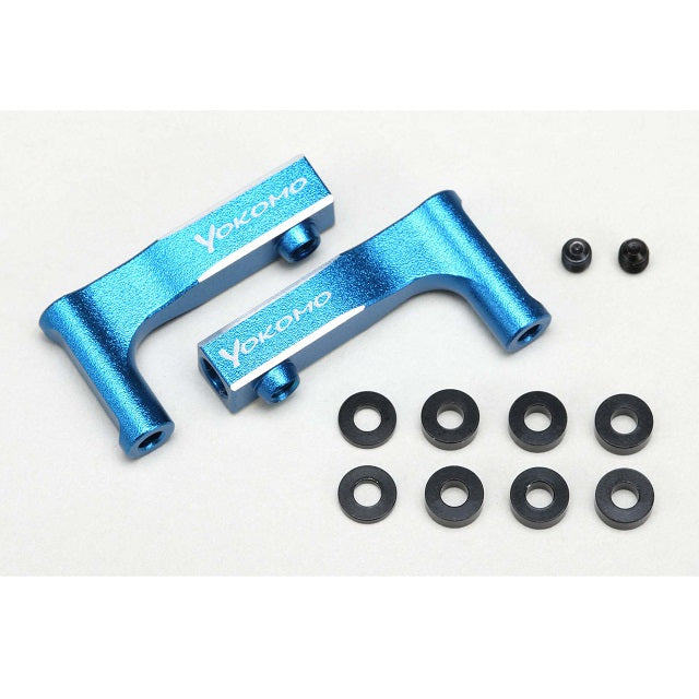 Yokomo Y2-B08FUI Aluminum Front Upper I Arm (Blue) - BanzaiHobby