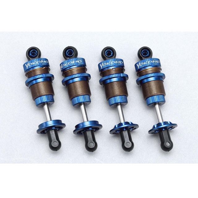 Yokomo Y2-SBBSBL Aluminum SLF Big Bore Shock Set (Blue) - BanzaiHobby