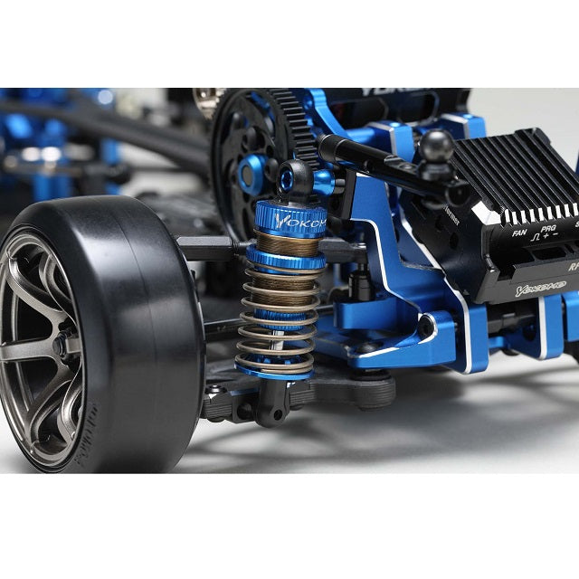 Yokomo Y2-SBBSBL Aluminum SLF Big Bore Shock Set (Blue) - BanzaiHobby