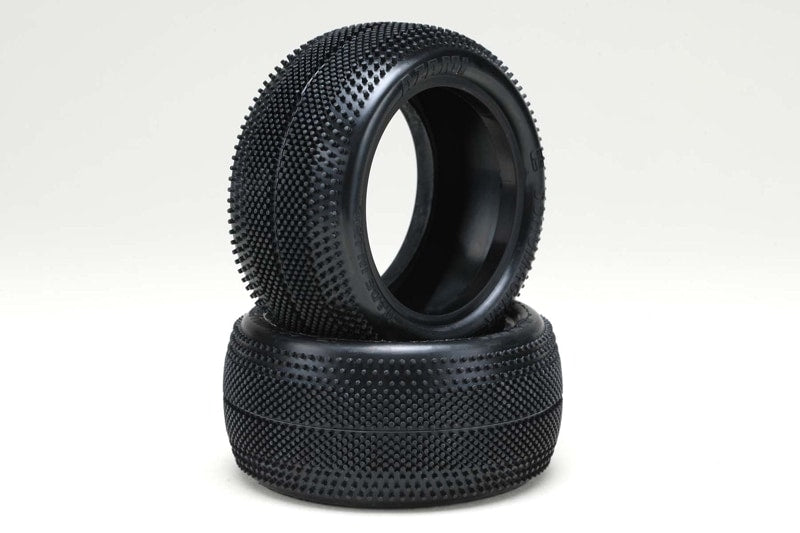 Yokomo YAU-6905 AZAMI 2/4WD Rear tires (Yellow) - BanzaiHobby