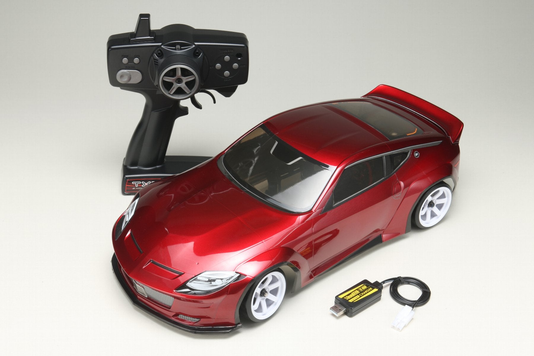 (PO DEC 2025) Yokomo DPR-RZ34R Drift Package RTR PANDEM Nissan Fairlady Z (RZ34) (Red) Complete Model with Gyro