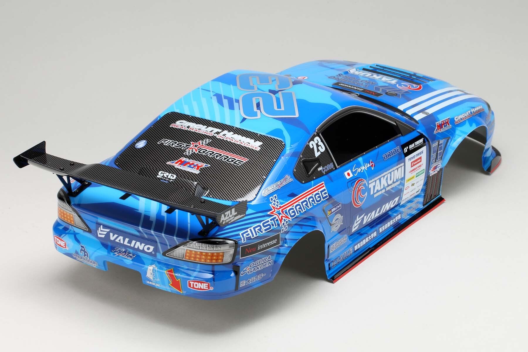 (PO MAR 2026) Yokomo SD-MS15BLB Mercury SAYAKA Special S15 Painted/Pre-cut Drift Body - BanzaiHobby