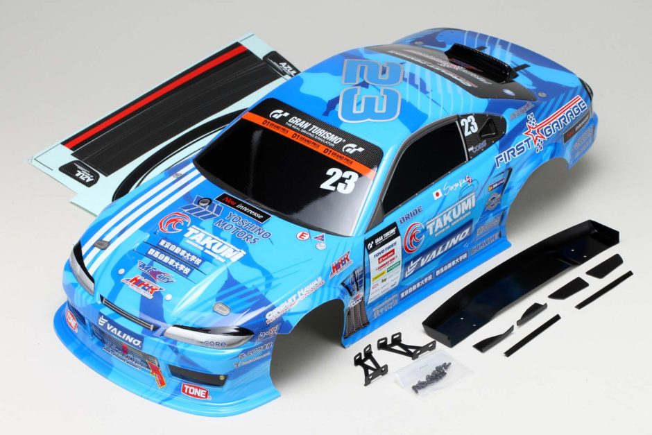 (PO MAR 2026) Yokomo SD-MS15BLB Mercury SAYAKA Special S15 Painted/Pre-cut Drift Body - BanzaiHobby