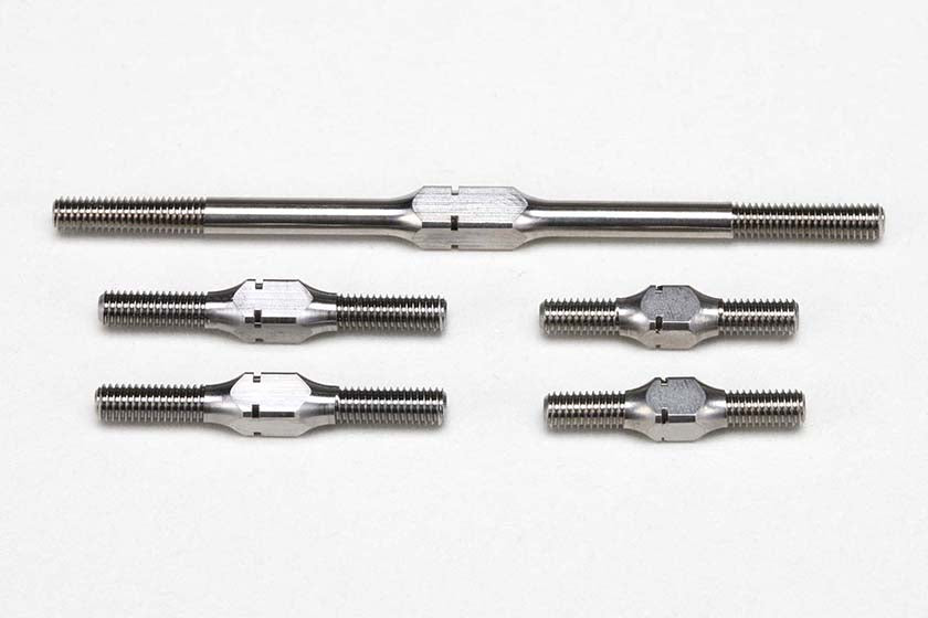 Yokomo MD-TBS20 Titanium turnbuckle for MD2.0 (5pcs) - BanzaiHobby