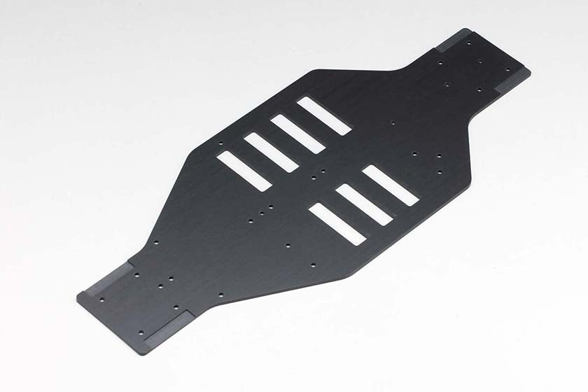 Yokomo YZ-002G Matte Graphite Main Chassis for YZ-870C Super Dog Fighter - BanzaiHobby