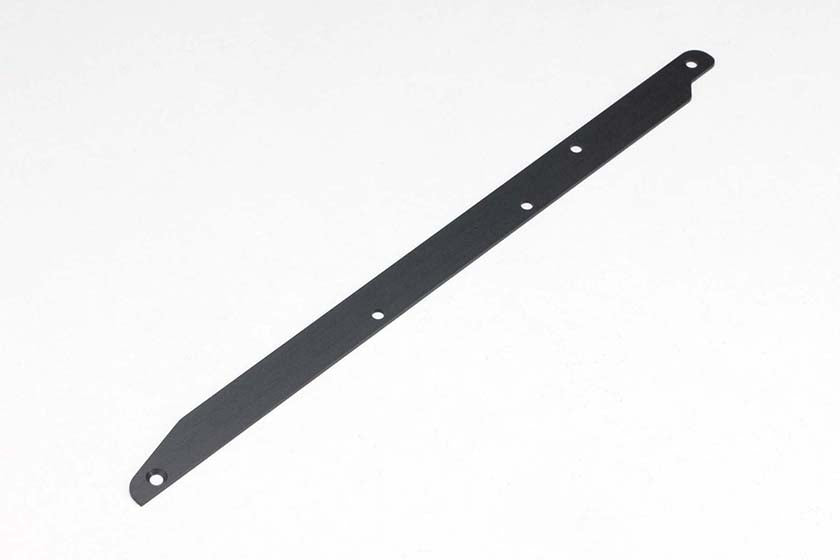 Yokomo YZ-002SG Matte graphite support plate for YZ-870c Super Dogfighter - BanzaiHobby