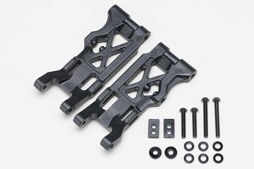 Yokomo Z2-008R3GH SO1.0/2.0 High Traction Offset Rear Suspension Arm Graphite Molded - BanzaiHobby