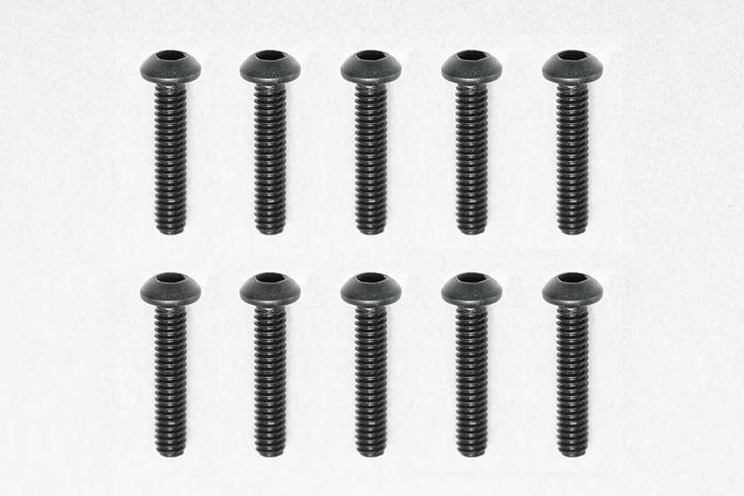 Yokomo ZC-BH210 M2Ć10mm Button head screw (10pcs) - BanzaiHobby