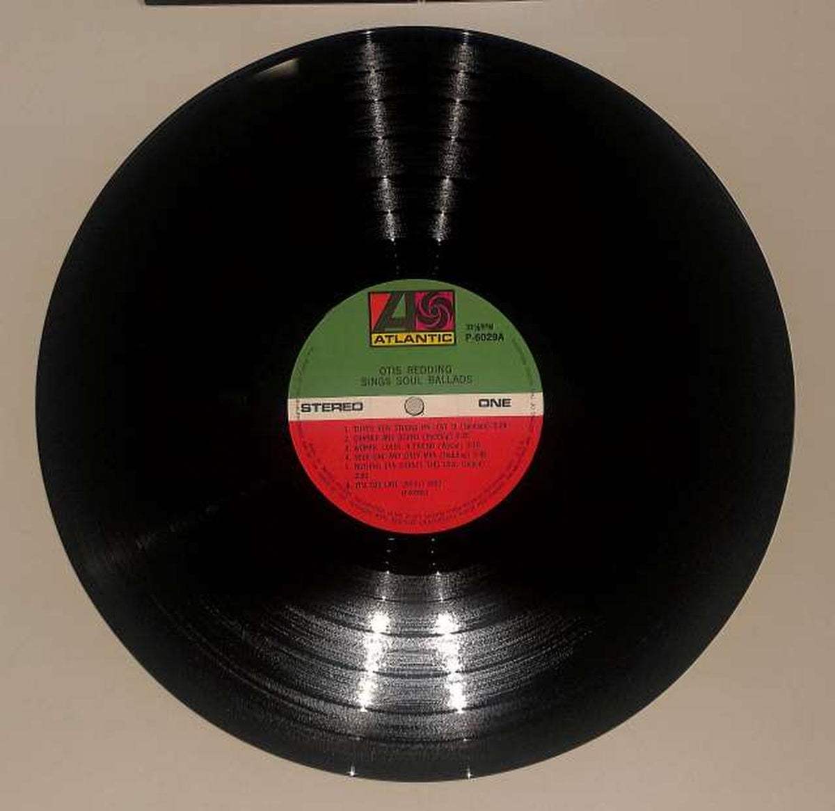 Warner Pioneer Otis Redding 'Soul Ballad' P-6029