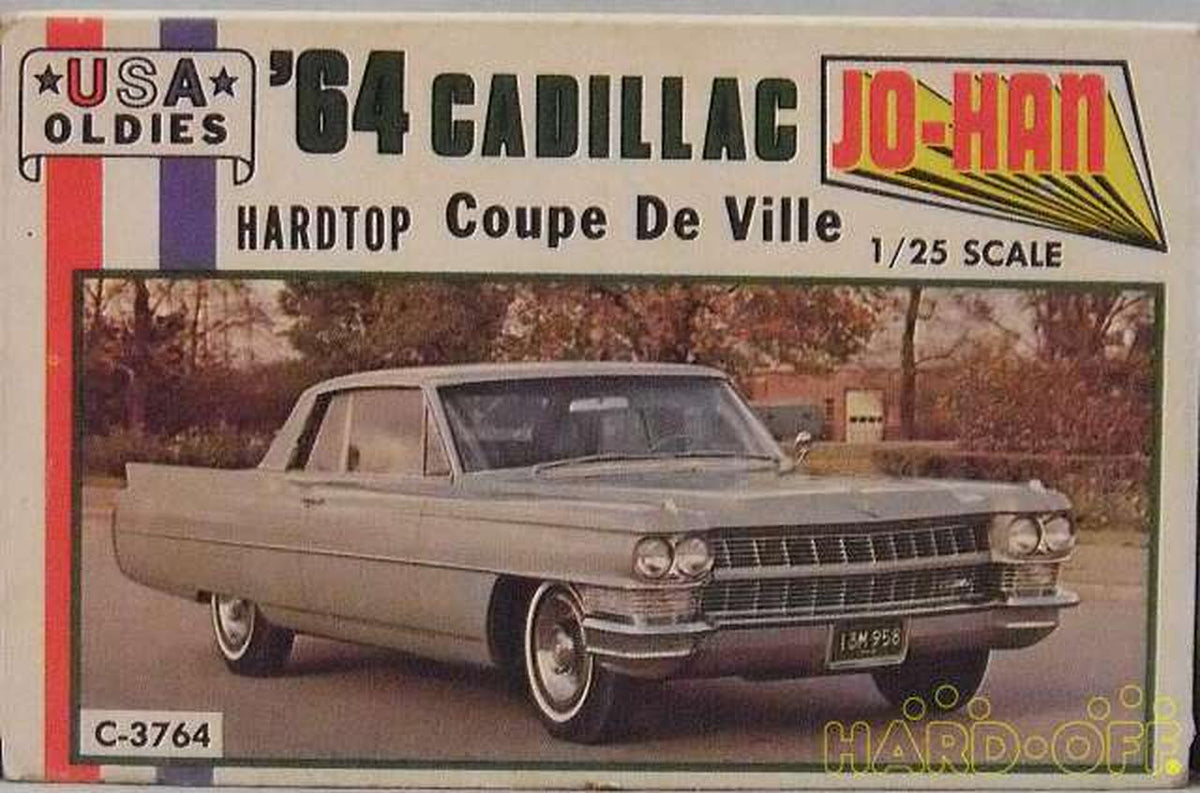 Johan Car & Truck 1964 Cadillac 1/25 - Banzai Thrifting | BanzaiHobby