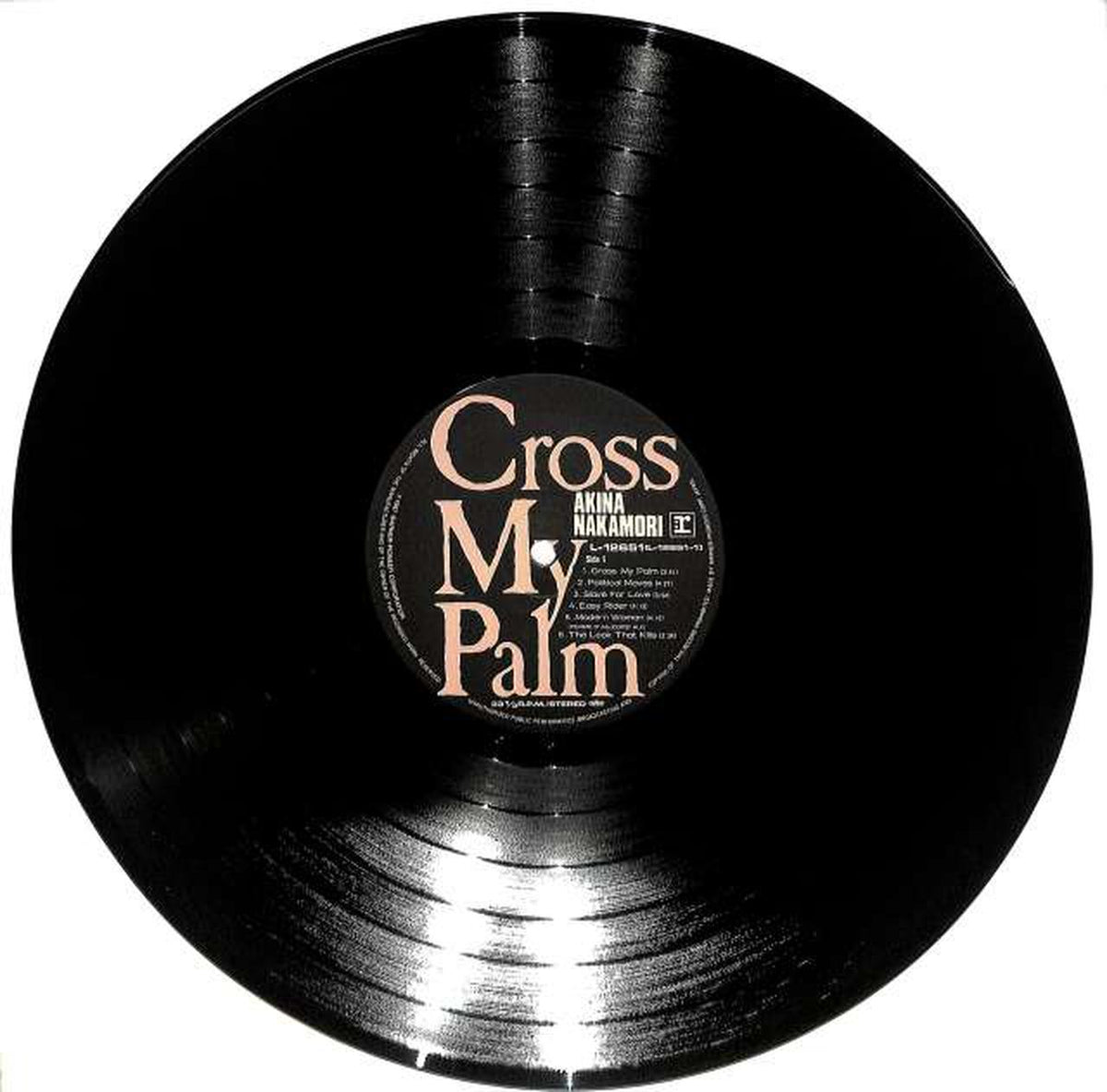 Warner Pioneer Akina Nakamori 'Cross My Palm' L-12651