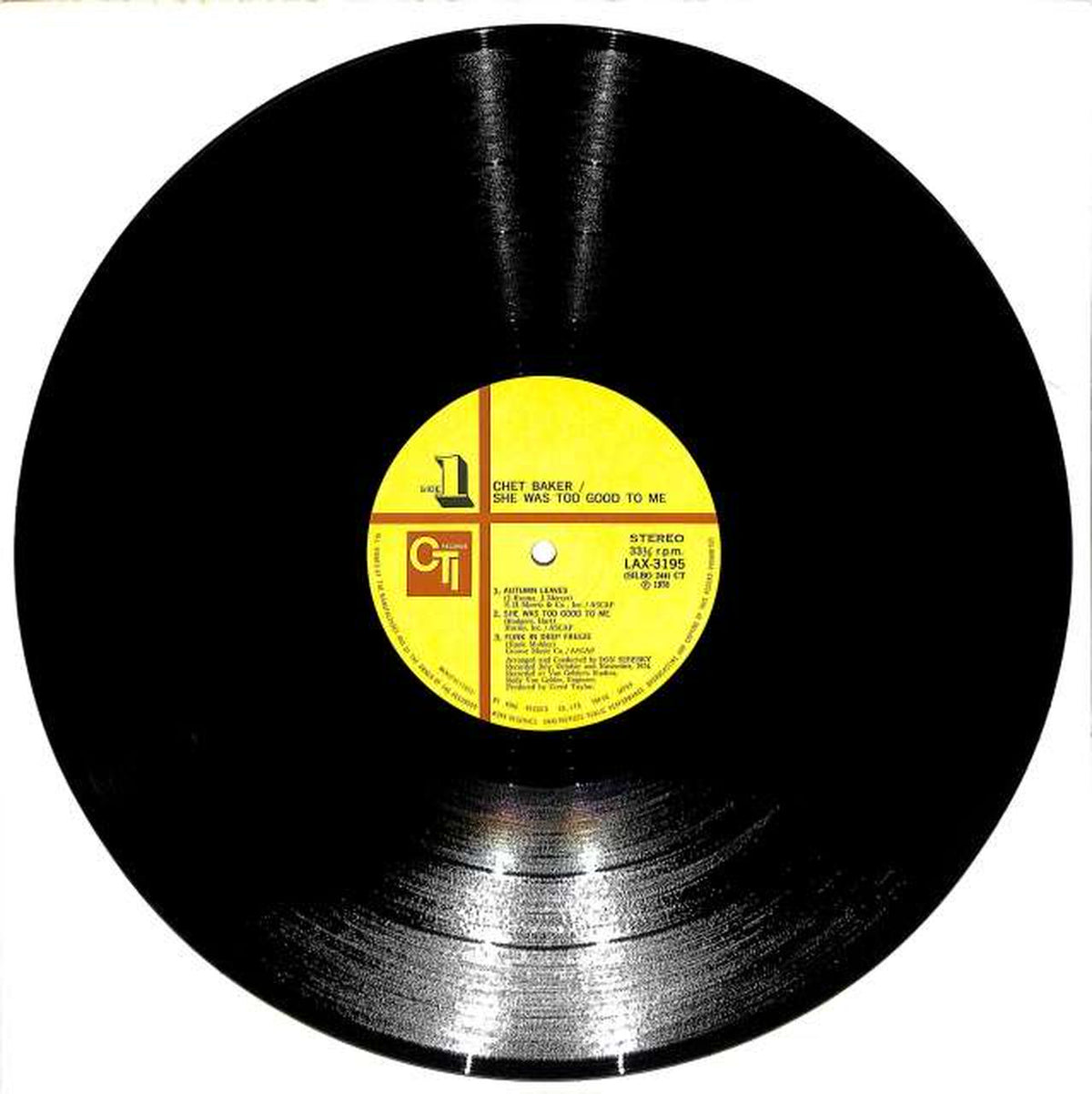 King Chet Baker "Dead Leaves" LAX 3195