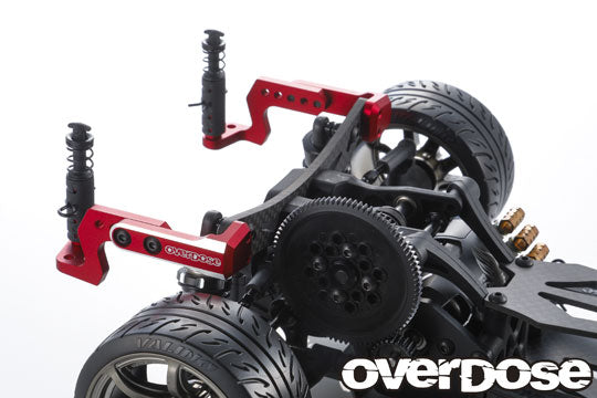 OVERDOSE OD2884 Aluminium Body Mount - RED - BanzaiHobby