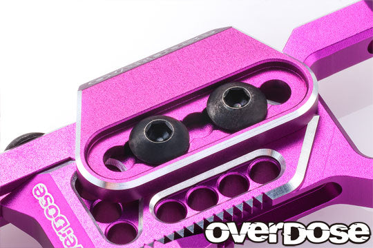 OVERDOSE OD2855 Adjutable Aluminium Rear Sus Arm Type 3 (Purple) - BanzaiHobby