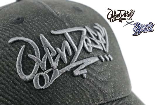 OVERDOSE BB-CA-004 OVERDOSExBuzz Break Black Denim Cap - BanzaiHobby