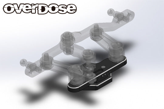 OVERDOSE OD3904 Adjustable Steering Base (For O3547 / RED) - BanzaiHobby