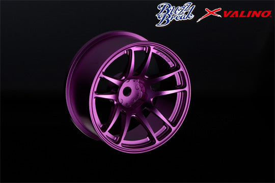OVERDOSE BB-RW-013 VALINO N820S Aluminium Wheel 26mm (Purple/OFF+7) - BanzaiHobby
