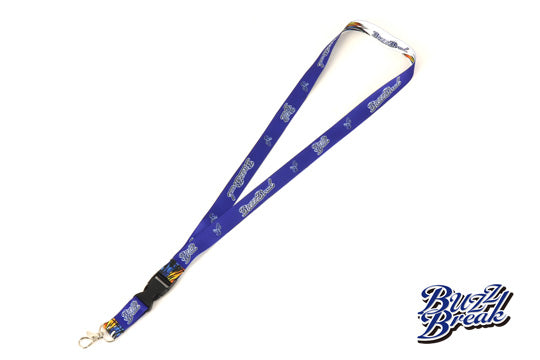 OVERDOSE BB-NS-001 BuzzBreak Neck Strap (Blue x White) - BanzaiHobby