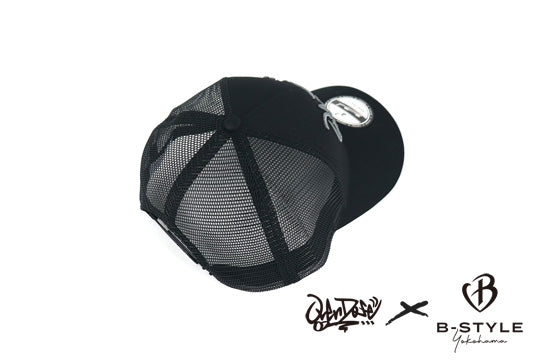 OVERDOSE BB-CA-006 OVERDOSE × B-STYLE Mesh Cap (Black) - BanzaiHobby
