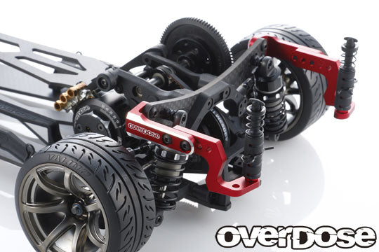 OVERDOSE OD2884 Aluminium Body Mount - RED - BanzaiHobby