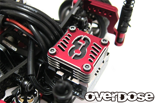 OVERDOSE OD2938 Aluminium Cooling Fan Cover (30x30 / RED) - BanzaiHobby