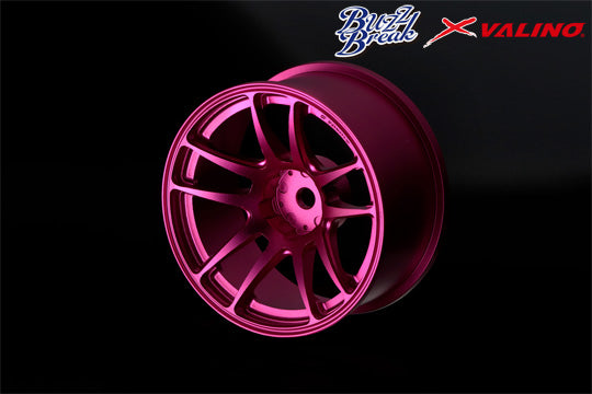 OVERDOSE BB-RW-011 VALINO N820S Aluminium Wheel 26mm (Pink/OFF+7) - BanzaiHobby