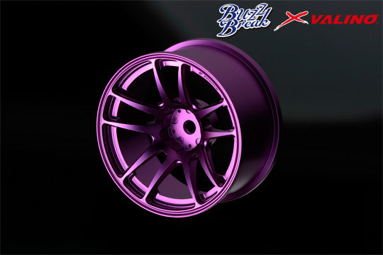 OVERDOSE BB-RW-013 VALINO N820S Aluminium Wheel 26mm (Purple/OFF+7) - BanzaiHobby