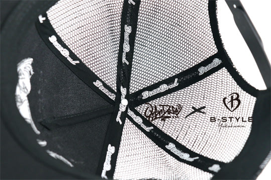 OVERDOSE BB-CA-006 OVERDOSE × B-STYLE Mesh Cap (Black) - BanzaiHobby