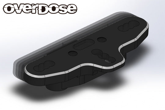 OVERDOSE OD3904 Adjustable Steering Base (For O3547 / RED) - BanzaiHobby